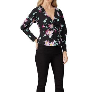 ALC Millie Silk Blend Floral Top